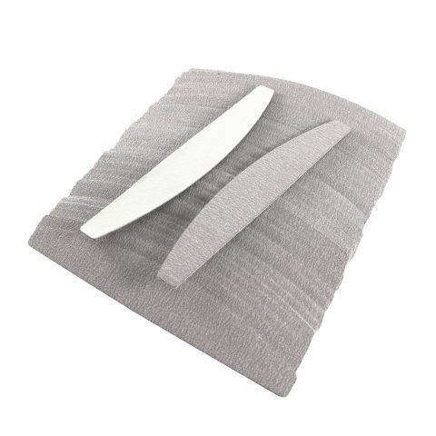 Сменные файлы “Global Fashion” серые, лодочка, 100 грит/50шт