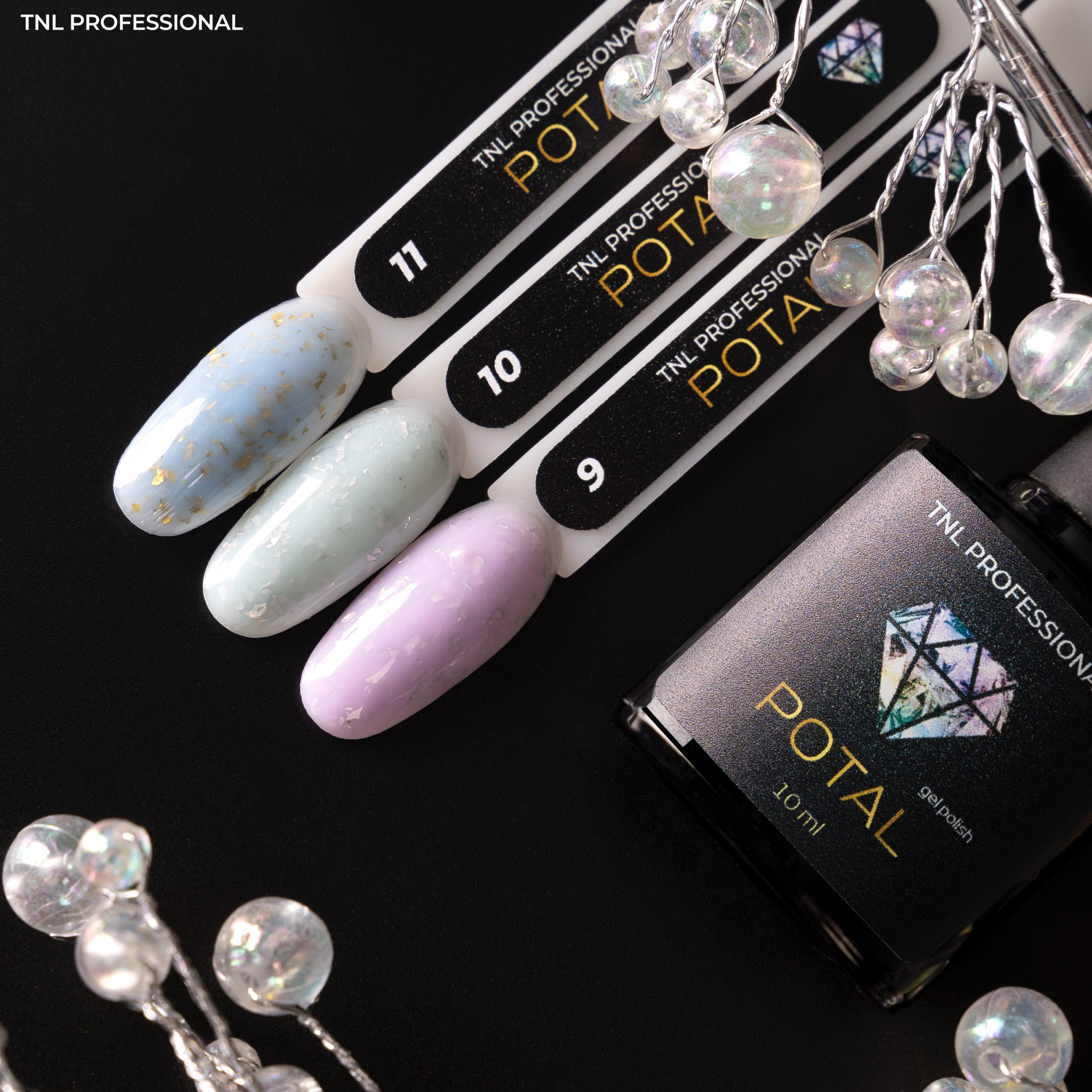 Гель-лак TNL Potal №11 – Голубой агат (10 мл.)