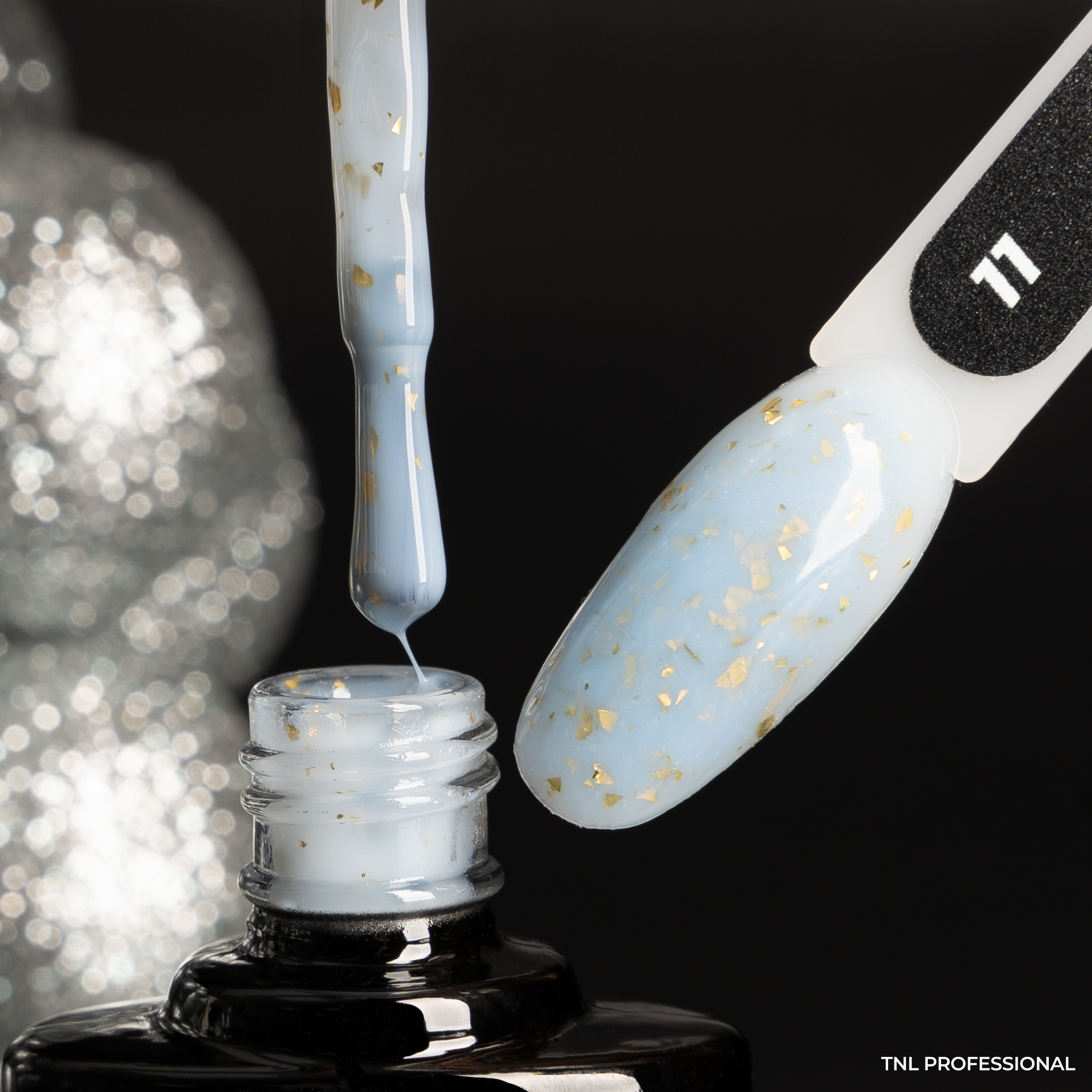 Гель-лак TNL Potal №11 – Голубой агат (10 мл.)