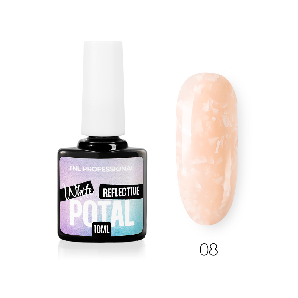 Гель-лак TNL White Potal № 08 – бежевый (10 мл.)