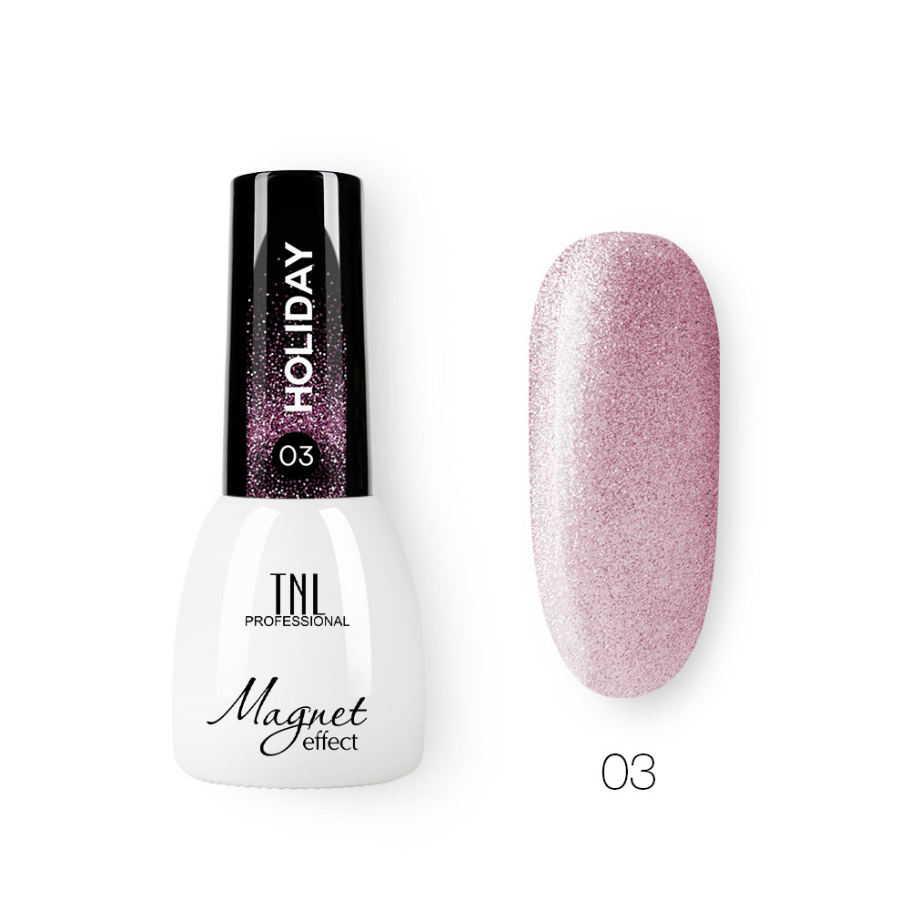 Гель-лак TNL кошачий глаз Holiday №03 – Пудровый туман (7 мл.)