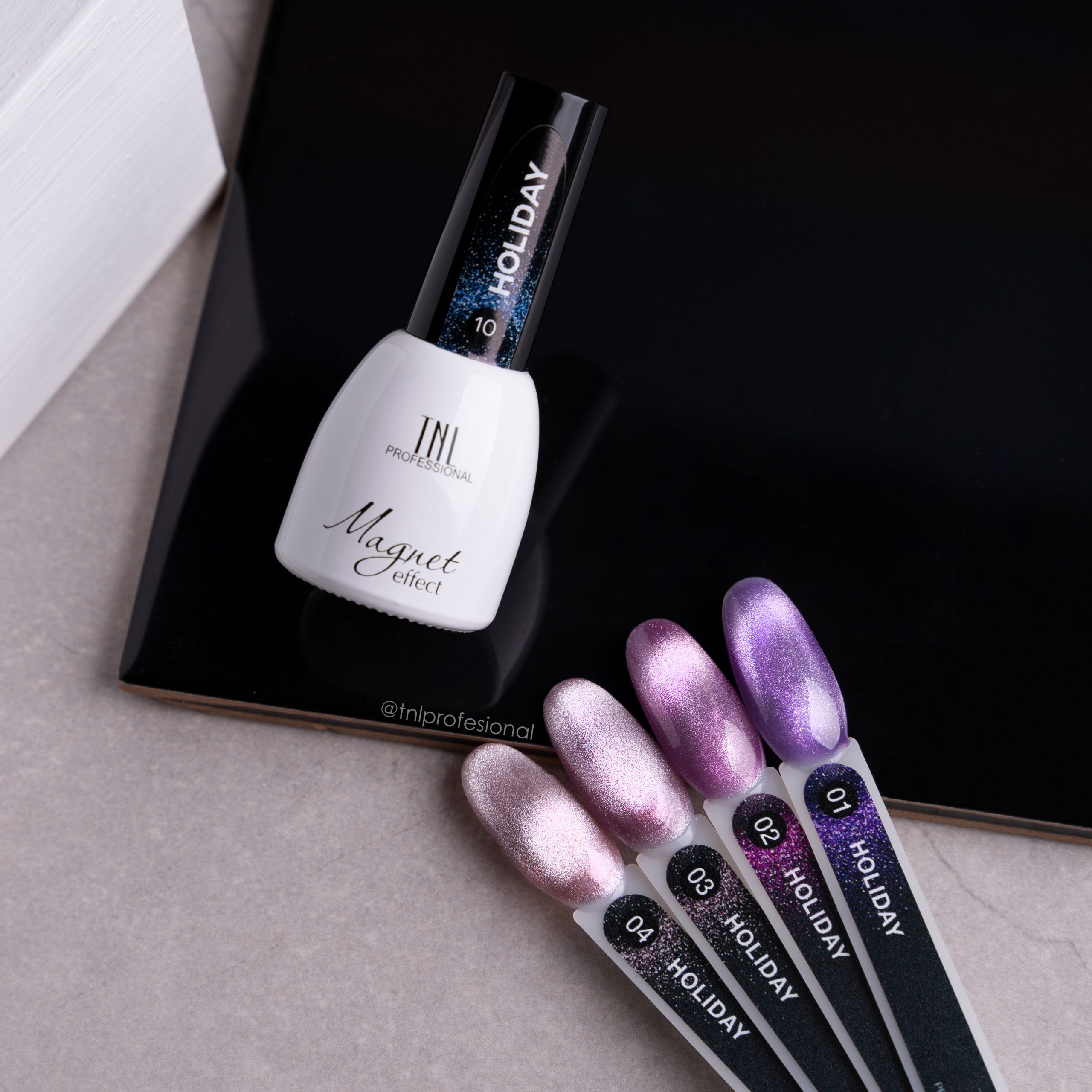 Гель-лак TNL кошачий глаз Holiday №04 – Жемчужный мираж (7 мл.)