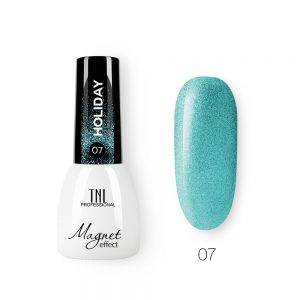 Гель-лак TNL кошачий глаз Holiday №07 - Изумрудная пыль (7 мл.)