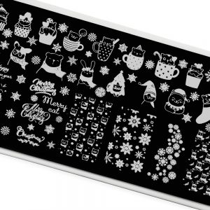 Пластина для стемпинга TNL Premium – Animal christmas (102)