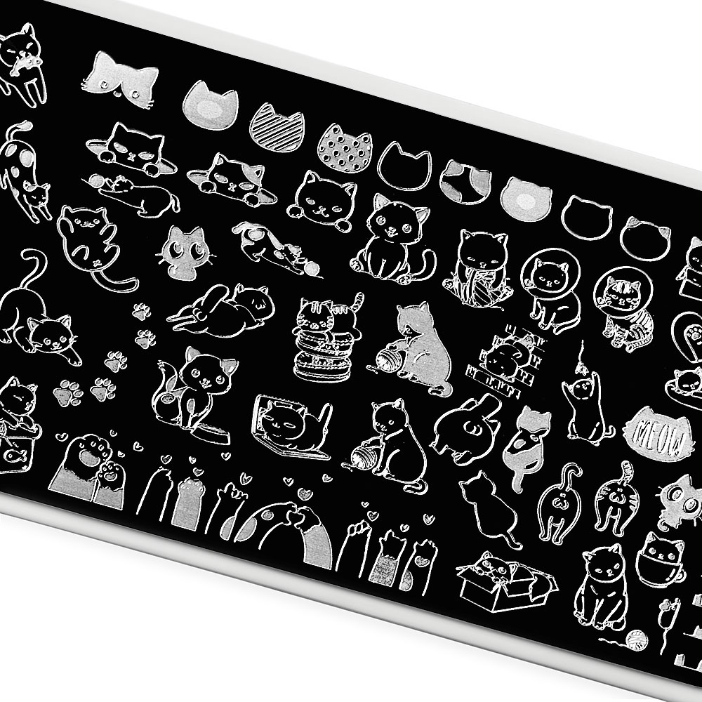 Пластина для стемпинга TNL Premium – Mini Kitty (108)