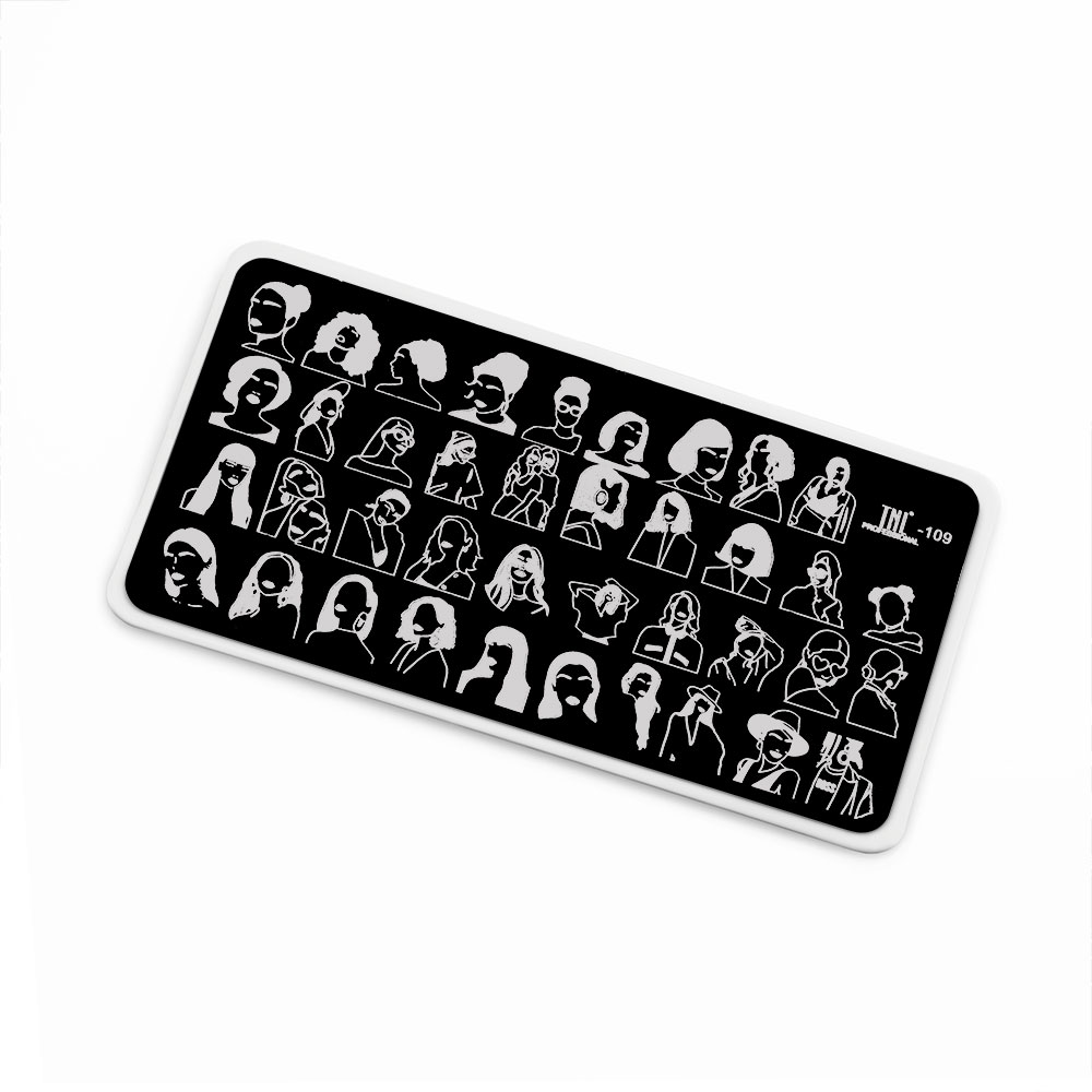 Пластина для стемпинга TNL Premium – Modern Women (109)