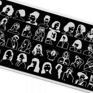 Пластина для стемпинга TNL Premium – Modern Women (109)