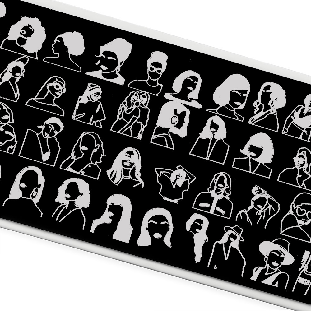 Пластина для стемпинга TNL Premium – Modern Women (109)