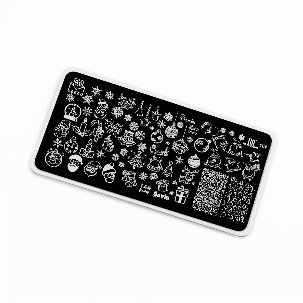 Пластина для стемпинга TNL Premium – Oh, Santa! (104)