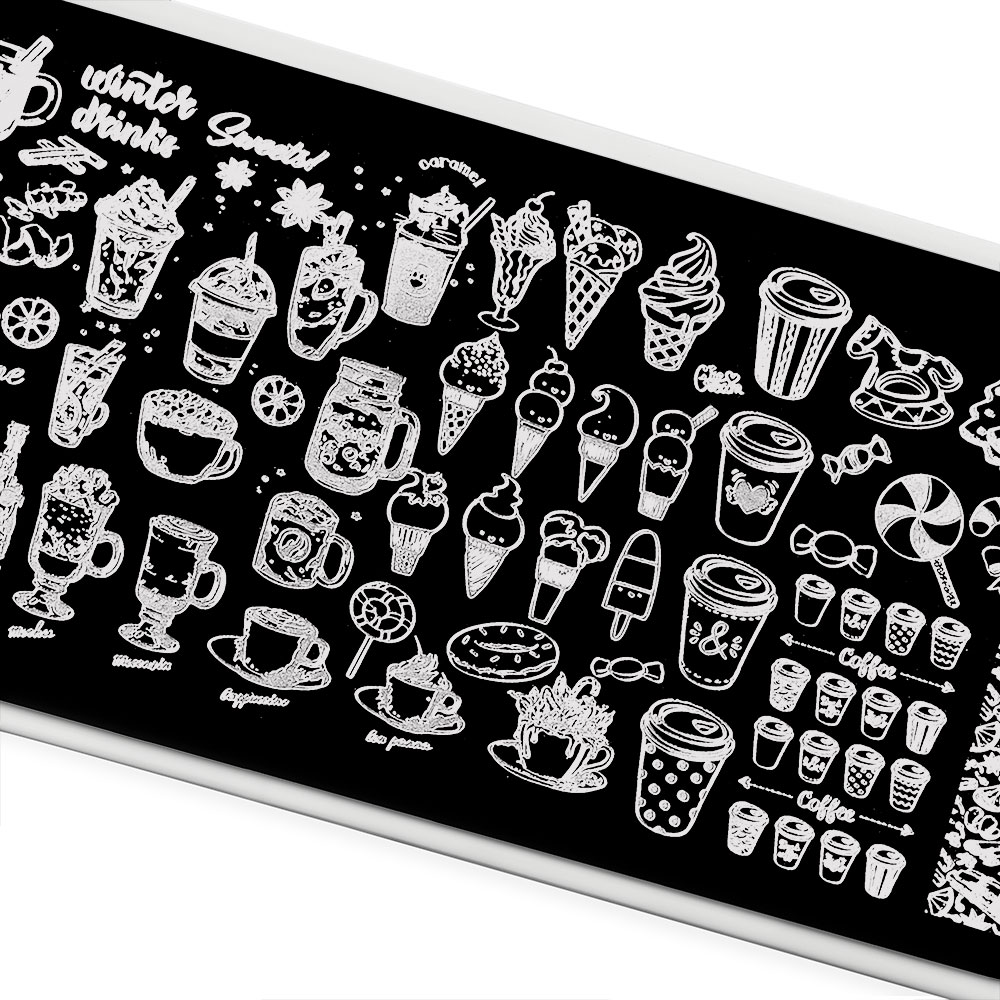 Пластина для стемпинга TNL Premium – Winter sweets (107)