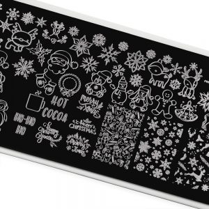 Пластина для стемпинга TNL Premium – В гостях у Санты (105)