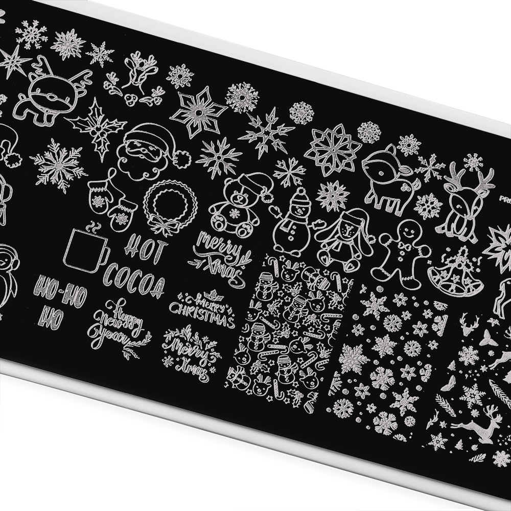 Пластина для стемпинга TNL Premium – В гостях у Санты (105)