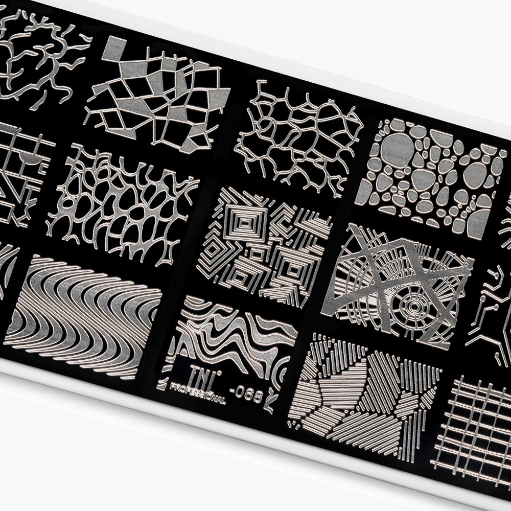 Пластина для стемпинга TNL Premium – иллюзия (68)