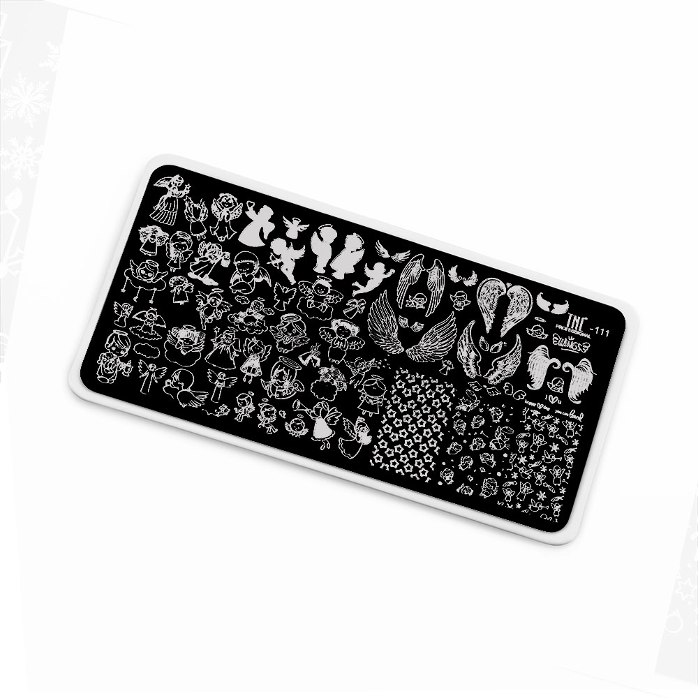 Пластина для стемпинга TNL Premium – На крыльях любви (111)