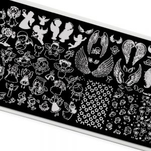 Пластина для стемпинга TNL Premium – На крыльях любви (111)