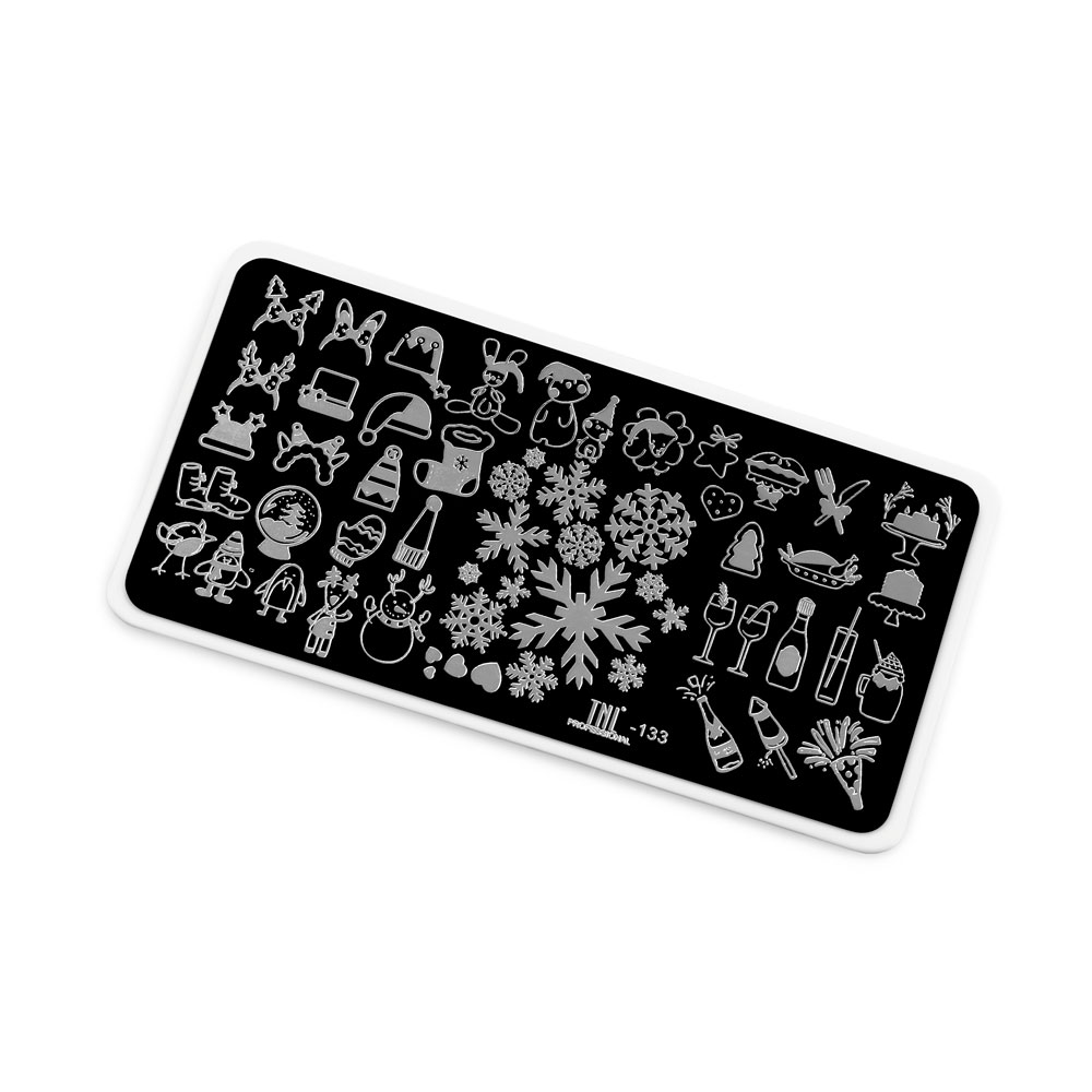 Пластина для стемпинга TNL Premium – Новогодняя радость (133)