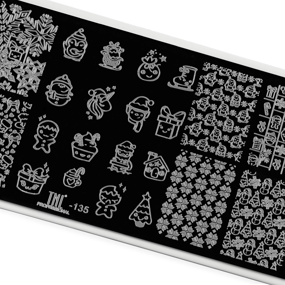 Пластина для стемпинга TNL Premium – Новогодняя сказка (135)