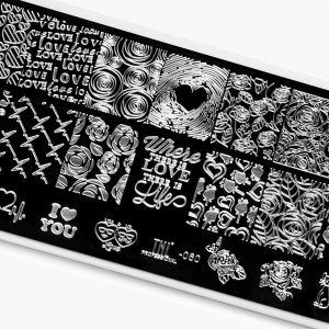 Пластина для стемпинга TNL Premium – ритмы любви (60)