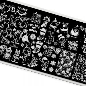 Пластина для стемпинга TNL Premium – Рождество в лесу (106)