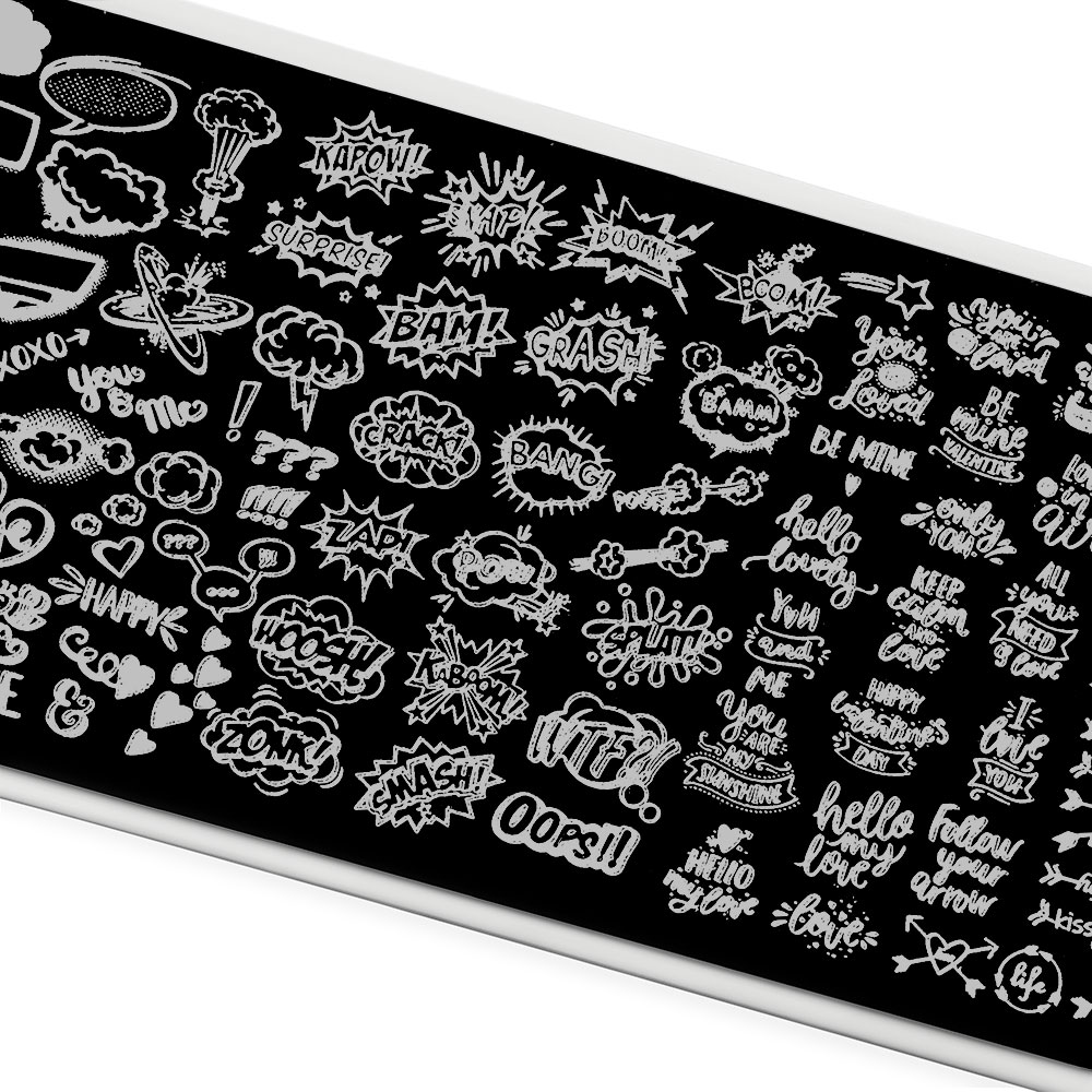 Пластина для стемпинга TNL Premium – Спецэффекты (110)