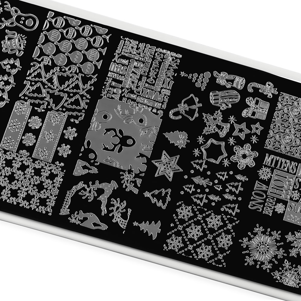 Пластина для стемпинга TNL Premium – Счастливого Рождества! (134)