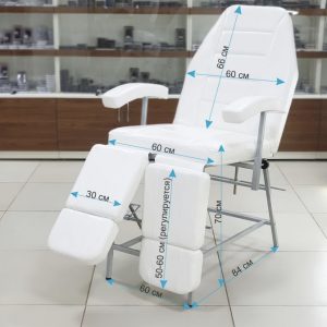 Кресло педикюрное “Люкс”, белое