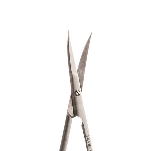 НСС-6 Ножницы для кожи, блестящие, длинное лезвие